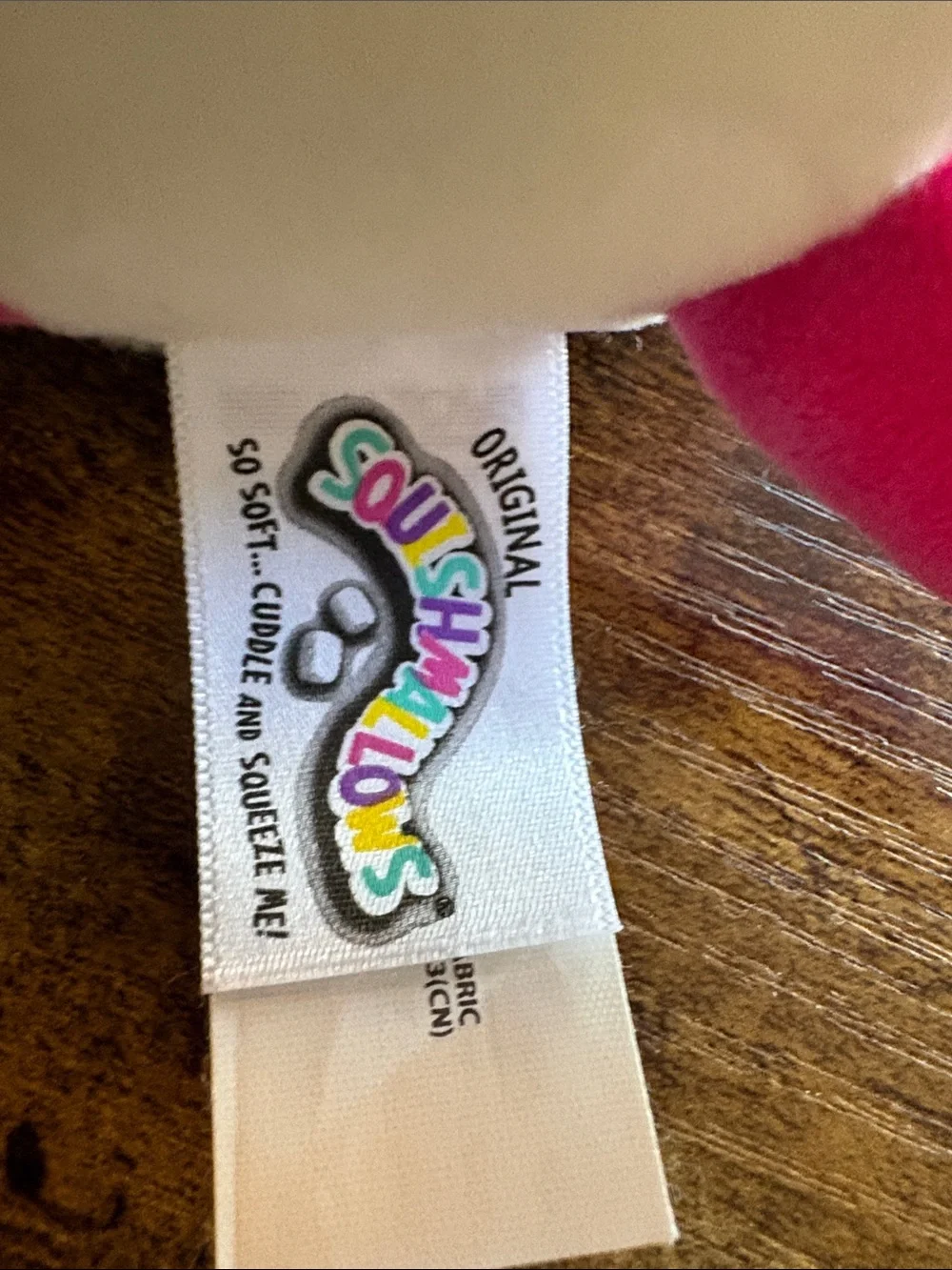 NWT—Tiffany Squishmallows White Pink Plush Cat (Small)